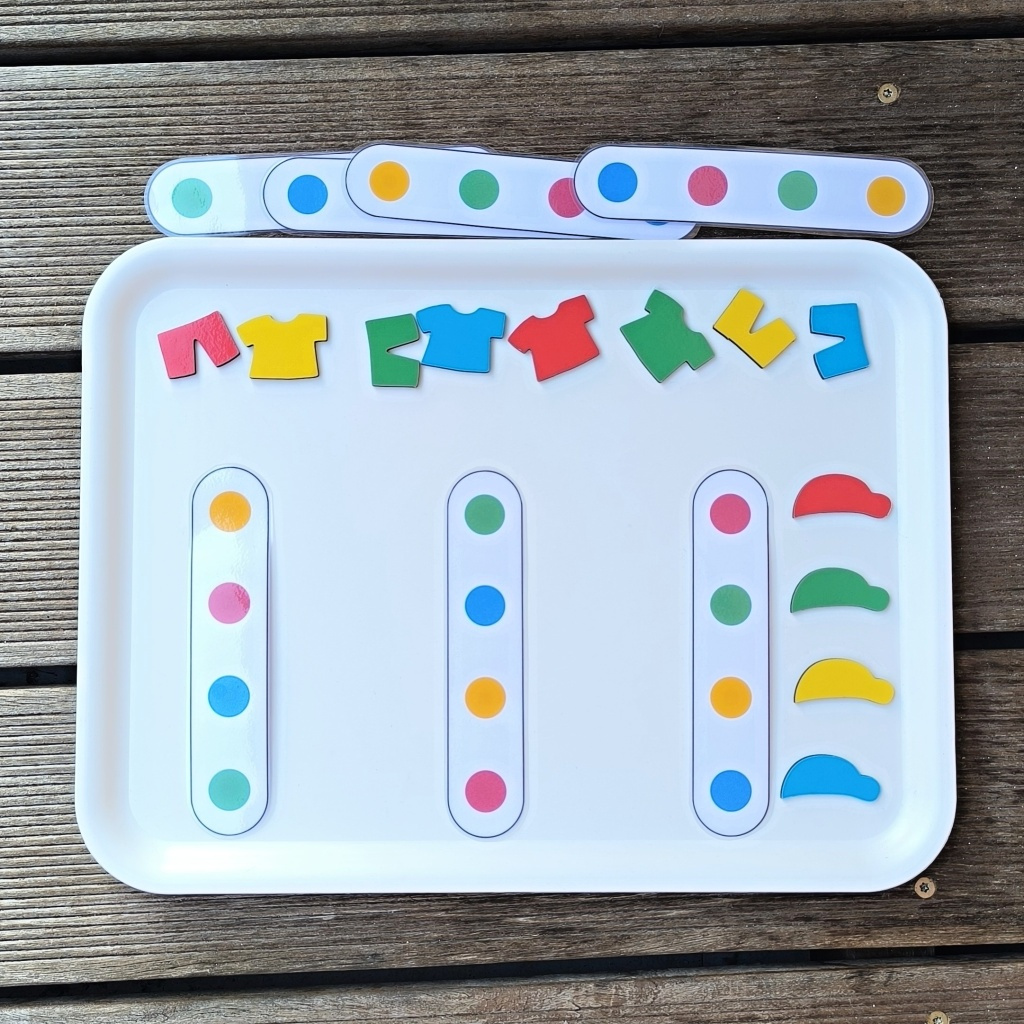 Aktivity pracovní listy oblečení - předlohy ke skládání-3